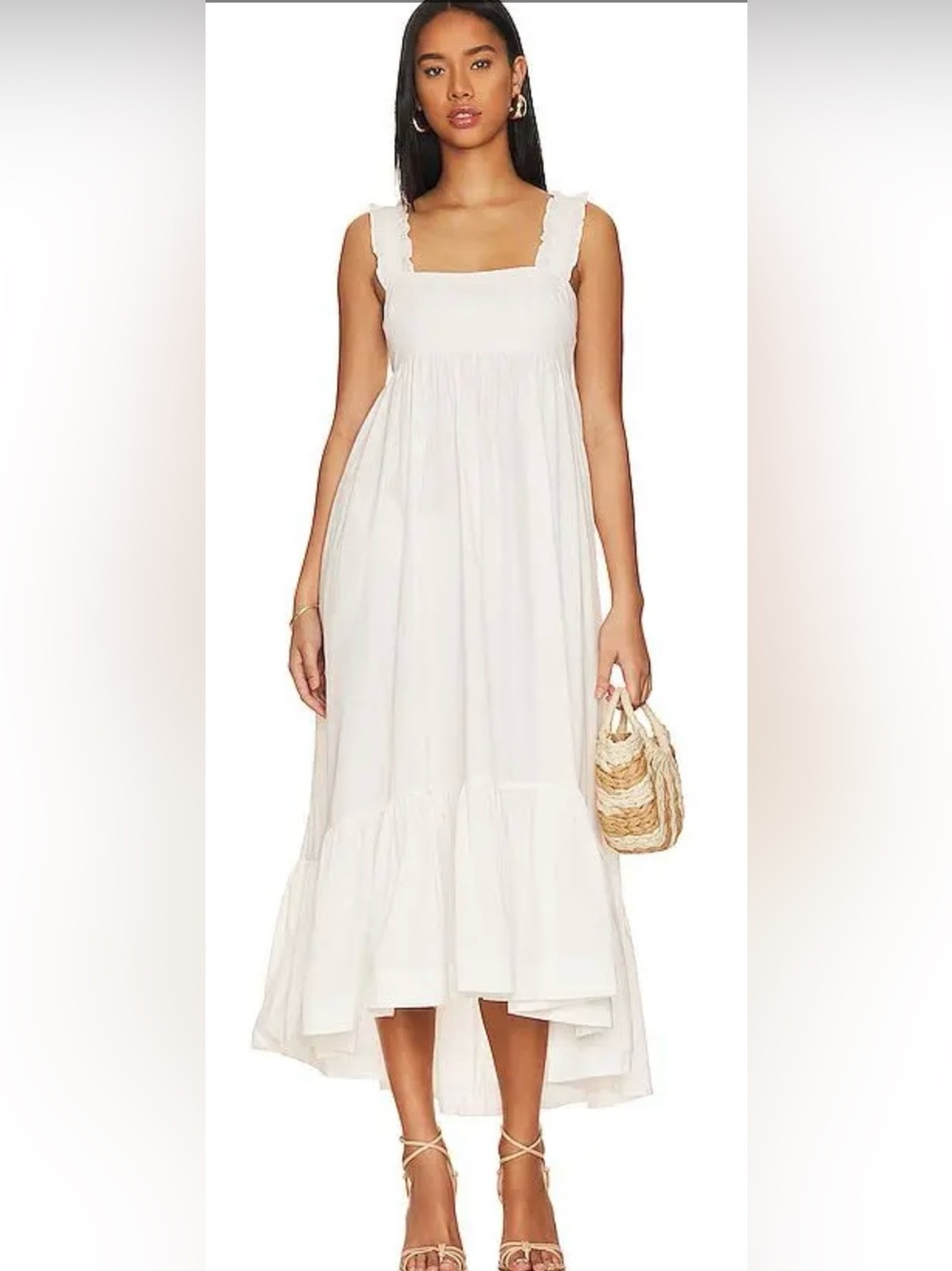 Free People Isabella Maxi/NWT/S/$98/White
